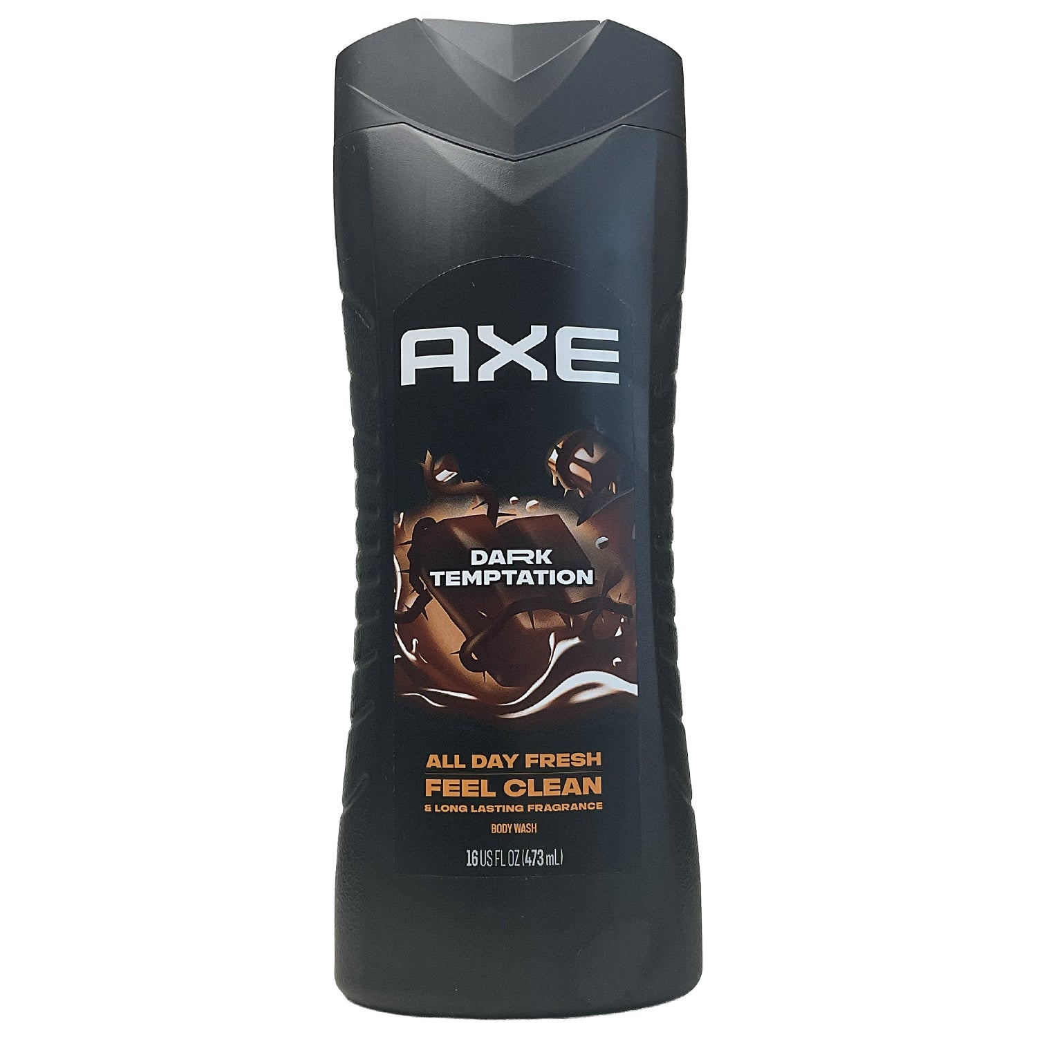 Axe Body Wash •Dark Temptation• Dark Chocolate Scent- 12H Refreshing Scent 16 fl. oz.