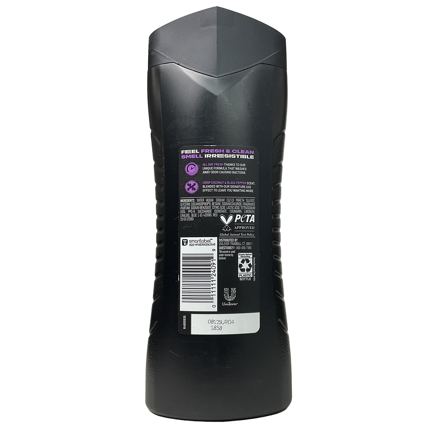 Axe® Body Wash •Excite• Crisp Coconut & Black Pepper- 12H Refreshing Scent 16 fl. oz.