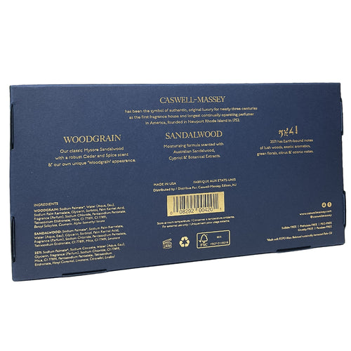 Caswell-Massey• Heritage Explorer• Sandalwood Soap Set Qty. 3- 5.8 oz.