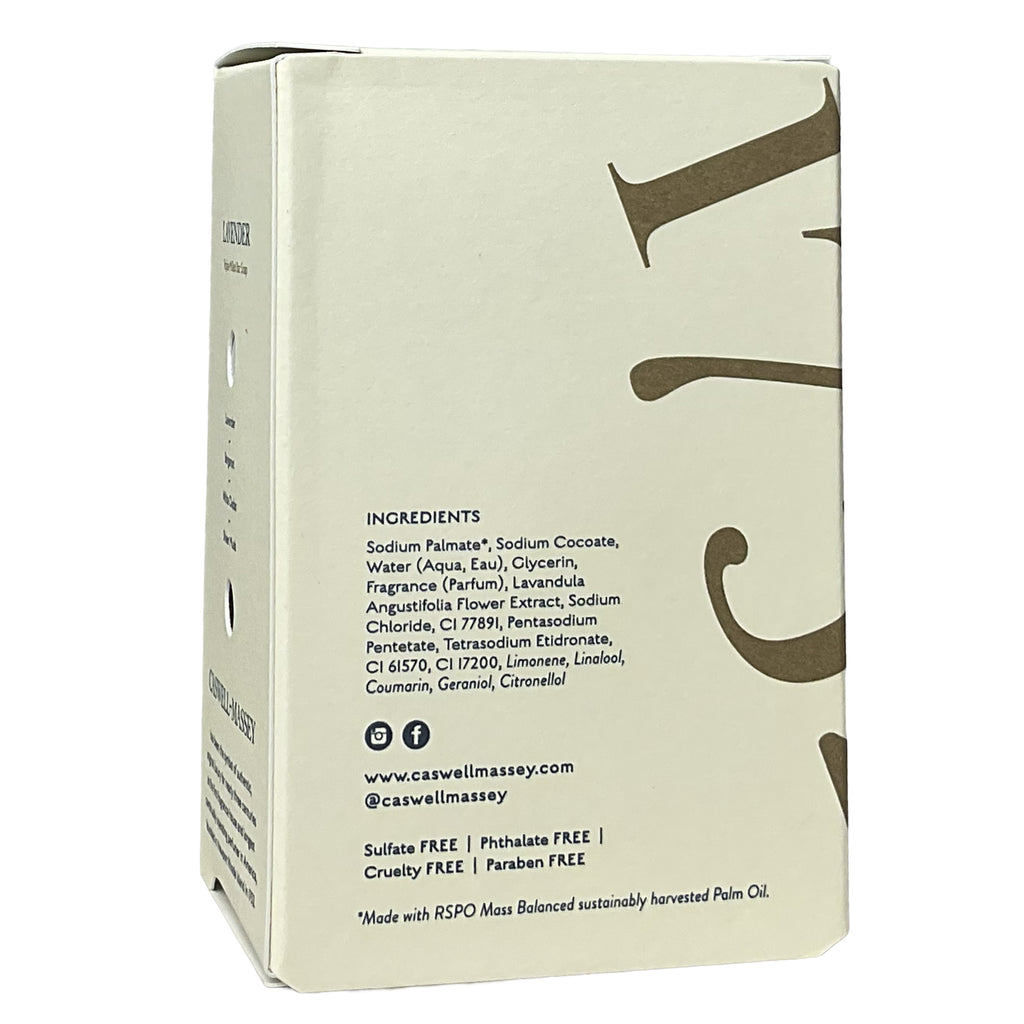 Caswell-Massey •Lavender• Bar Soap 5.8 oz.
