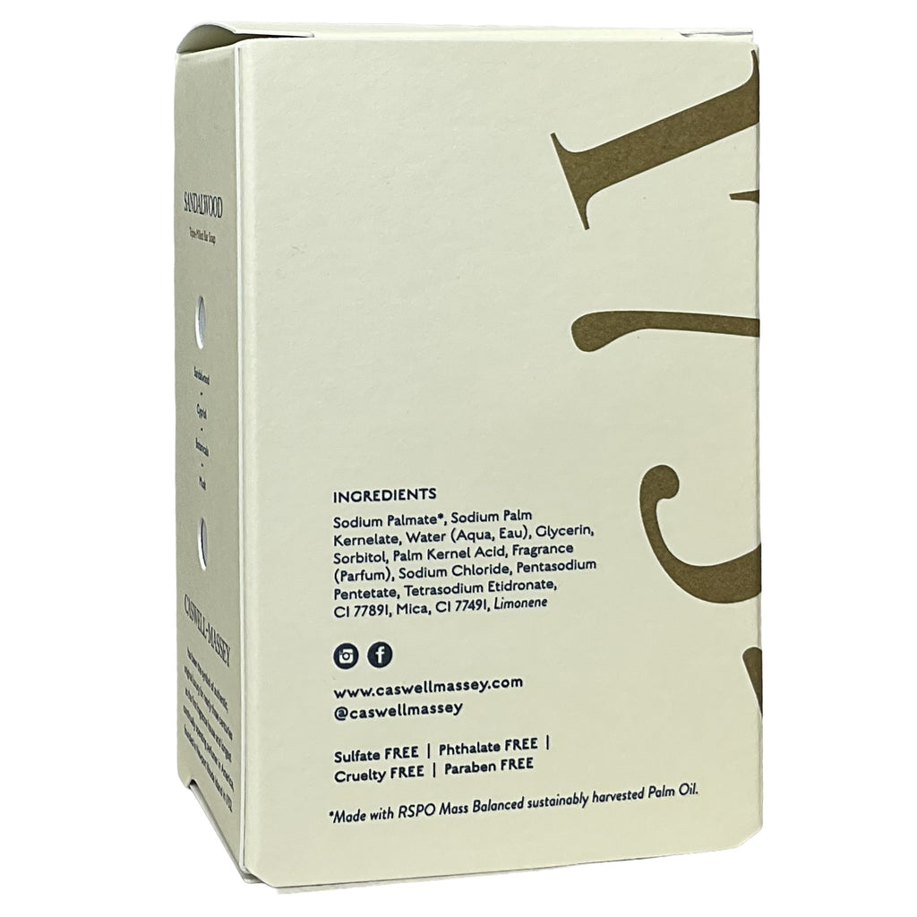 Caswell-Massey •Sandalwood• Bar Soap 5.8 oz.