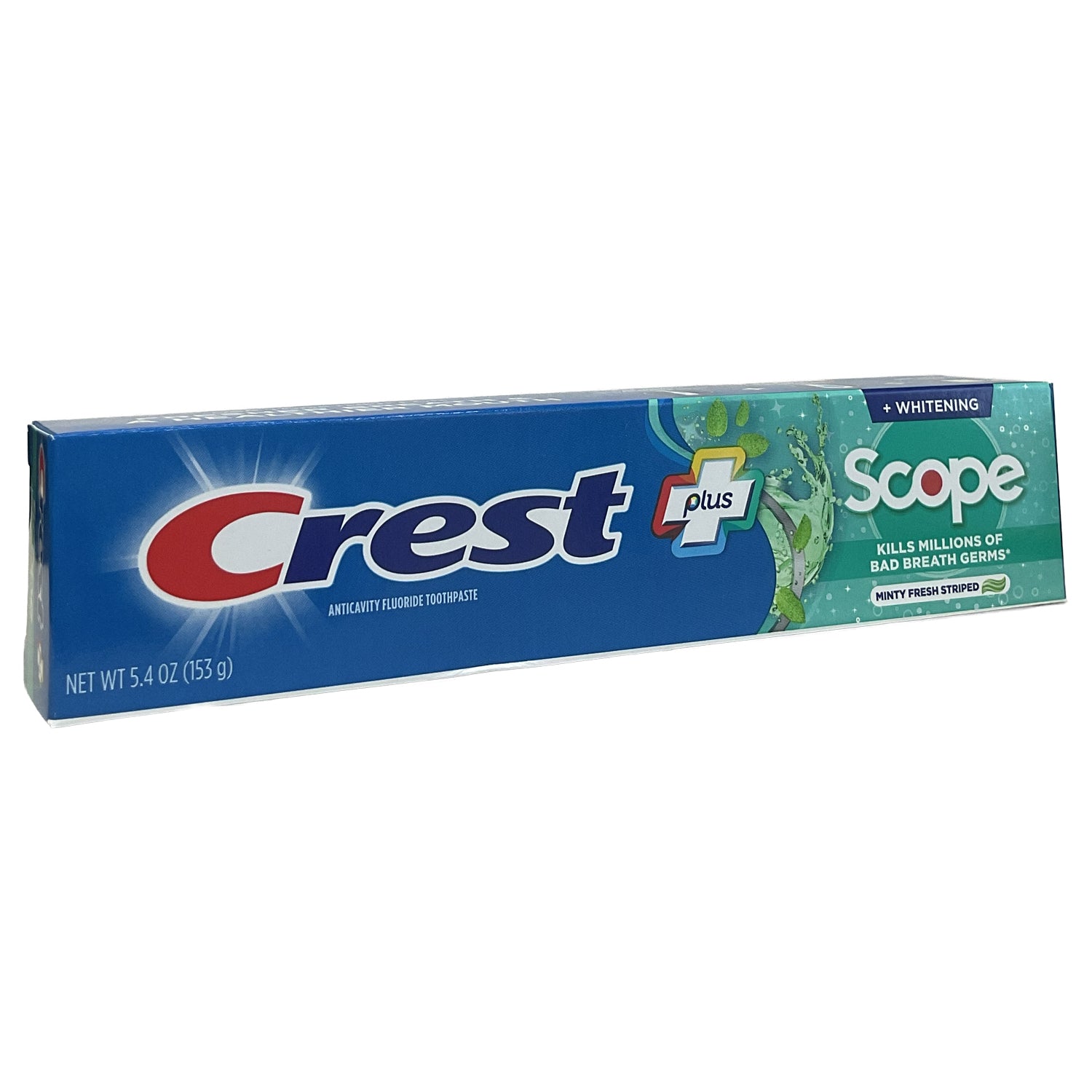 Crest +Scope® Toothpaste + Whitening- Minty Fresh Striped 5.4 oz.