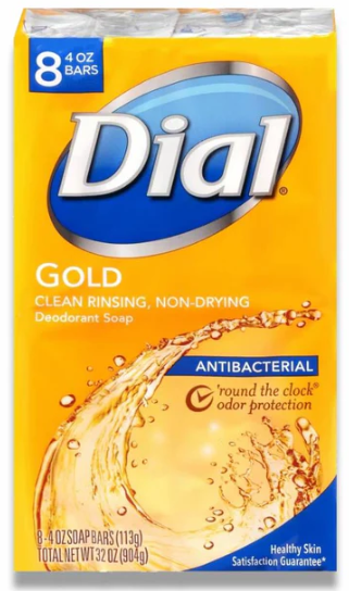 Dial- Antibacterial Bar Soap- 8 Pack