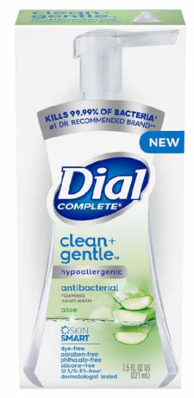 Dial- Aloe Scented- Foaming Hand Soap