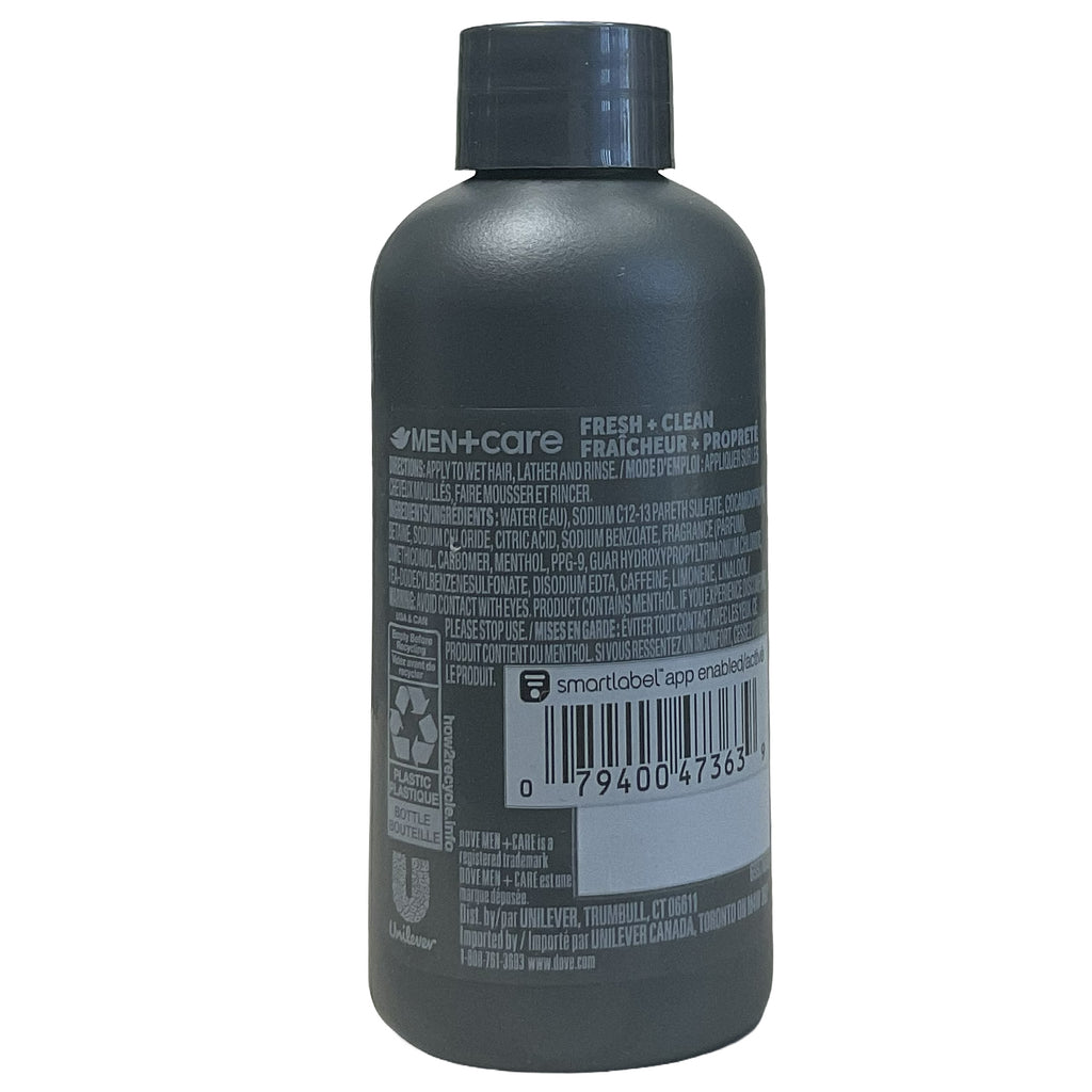 Dove® Men+Care- Fresh+Clean- 2 in 1 Shampoo+Conditioner- Travel Size 3 fl. oz.