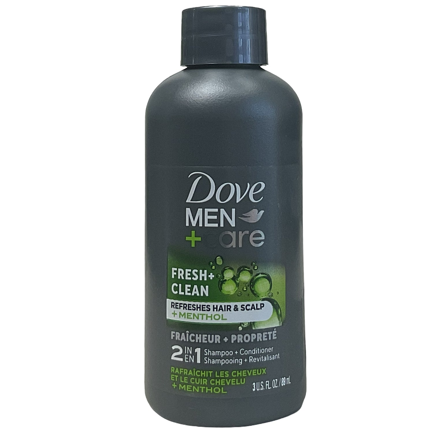 Dove® Men+Care- Fresh+Clean- 2 in 1 Shampoo+Conditioner- Travel Size 3 fl. oz.