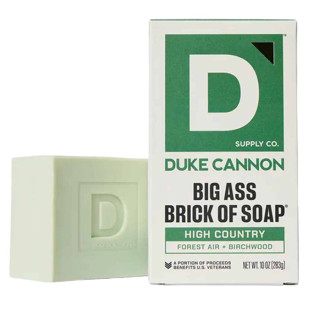 Duke Cannon® Big Ass Brick of Soap® •High Country• Forest Air + Birchwood 10 oz.