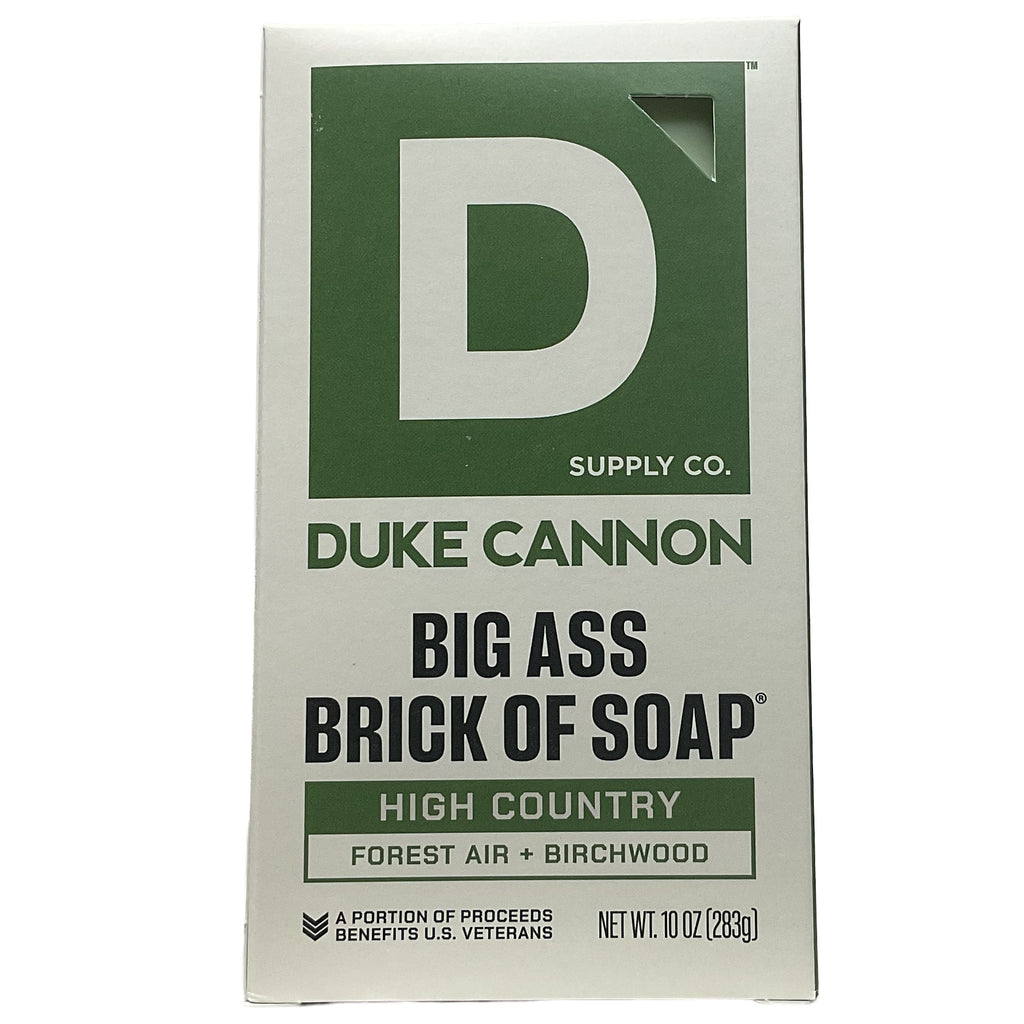 Duke Cannon® Big Ass Brick of Soap® •High Country• Forest Air + Birchwood 10 oz.