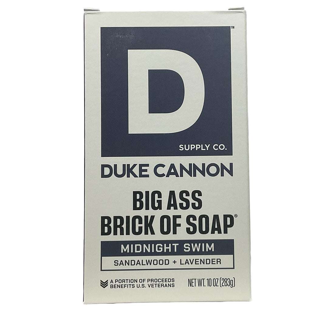 Duke Cannon® Big Ass Brick of Soap® •Midnight Swim• Sandalwood + Lavender 10 oz.
