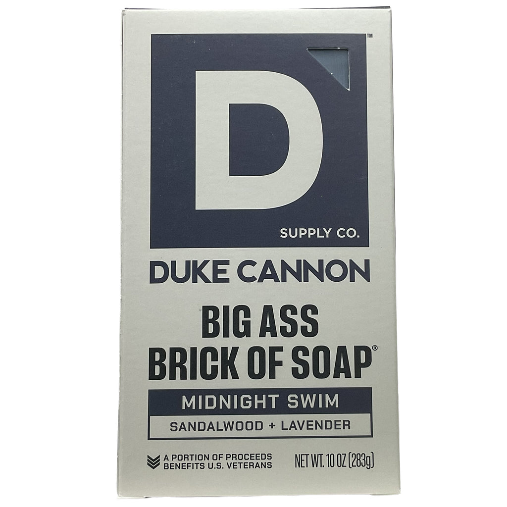 Duke Cannon® Big Ass Brick of Soap® •Midnight Swim• Sandalwood + Lavender 10 oz.