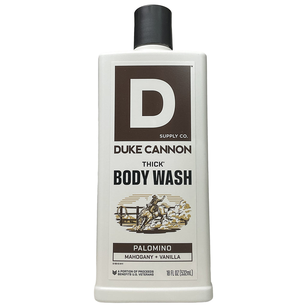 Duke Cannon® Thick Body Wash •Palomino• Mahogany + Vanilla 18 fl. oz.