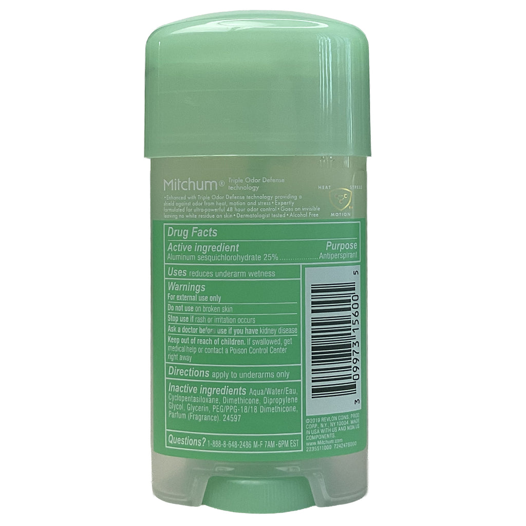 Mitchum® Women's Antiperspirant Deodorant Gel •Powder Fresh• Triple Odor Defense 2.25 oz.