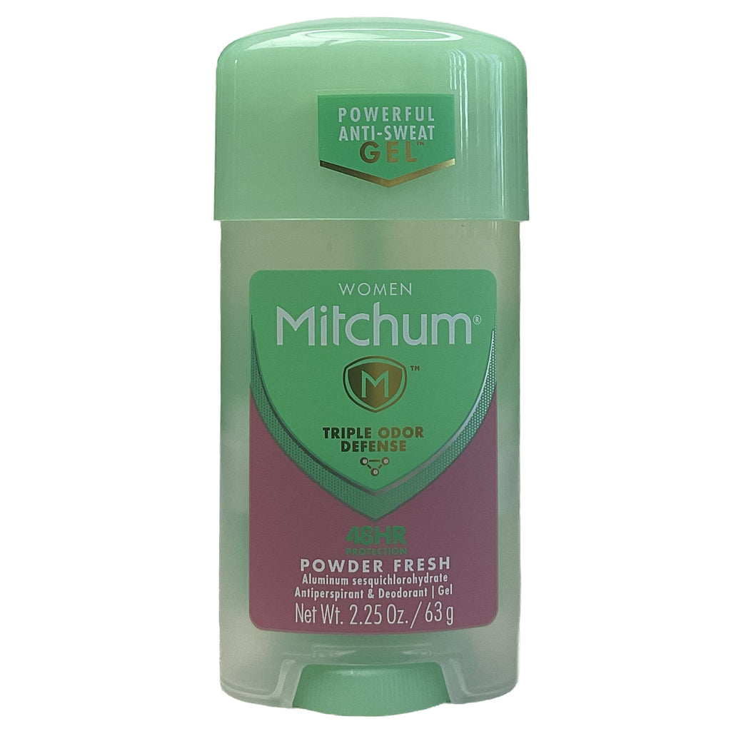 Mitchum® Women's Antiperspirant Deodorant Gel •Powder Fresh• Triple Odor Defense 2.25 oz.