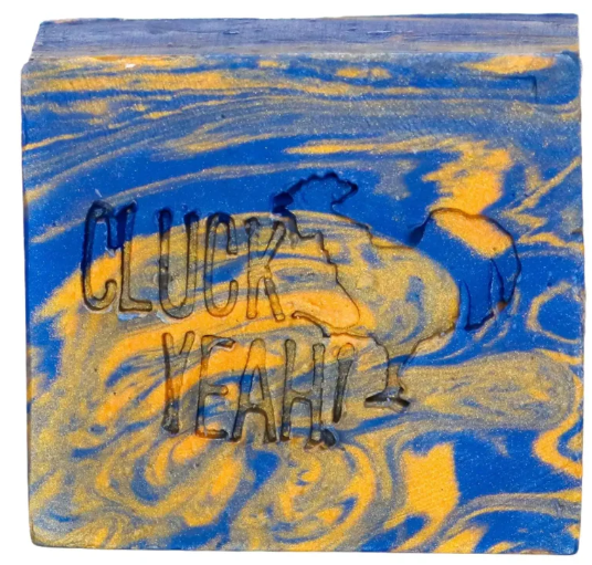 My Cluck Hut- Blue Moon Flower •Non-Bar'nary Line• Small Batch Bar Soap- 5.5 oz.