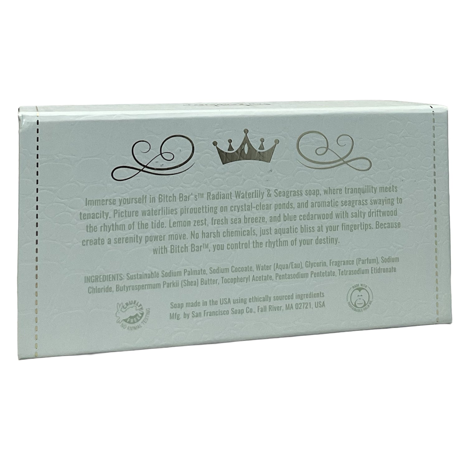 San Francisco Soap Company® •Radiant• Bitch Bar- Waterlilly + Seagrass Fragrance 10 oz.