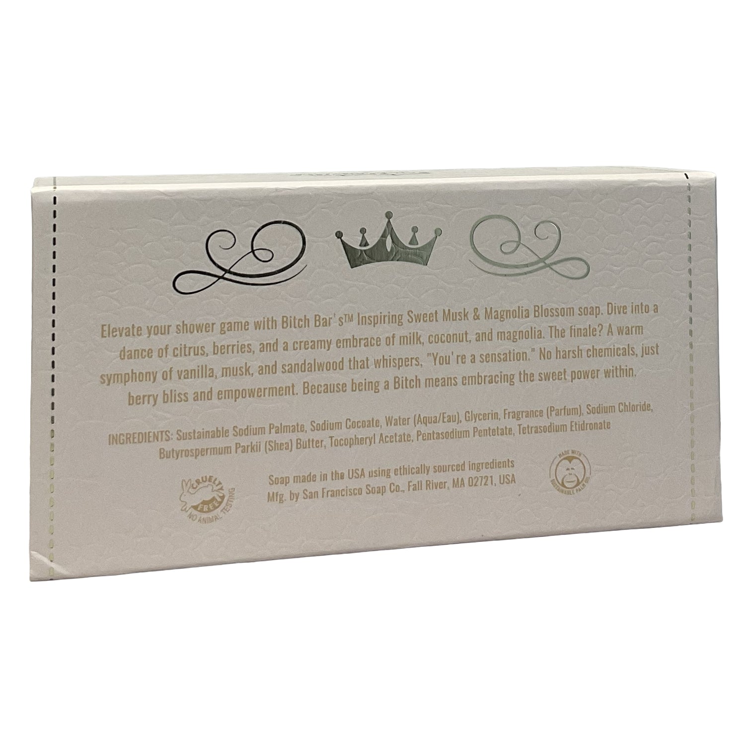 San Francisco Soap Company® •Inspiring• Bitch Bar- Sweet Musk + Magnolia Blossom 10 oz.