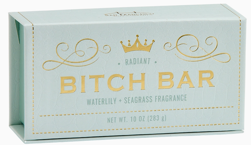 San Francisco Soap Co- Bitch Bar Radiant- Waterlilly and Seagrass