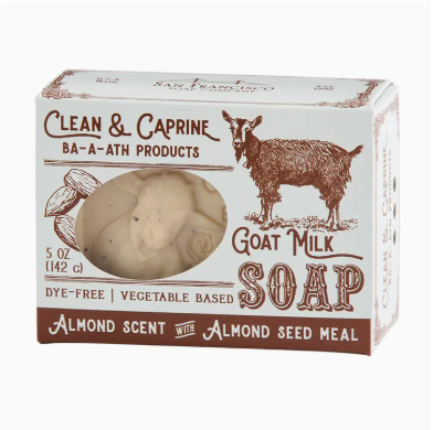 San Francisco Soap Co- Goat Milk 5oz Pressed Bar Soap- Almond