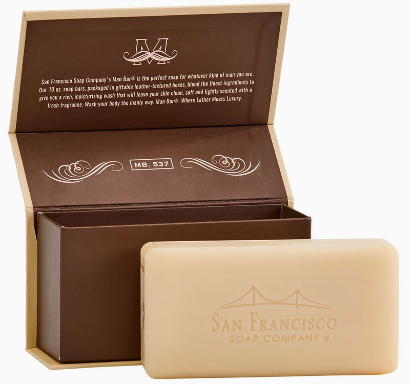 San Francisco Soap Company® •Awakening• Man Bar® Malt + Espresso Fragrance 10 oz.