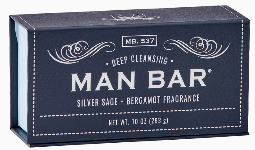 San Francisco Soap Co- Man Bar- Silver Sage & Bergamot