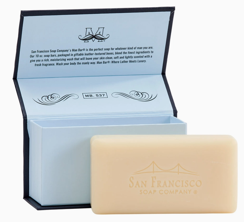 San Francisco Soap Co- Man Bar- Silver Sage & Bergamot