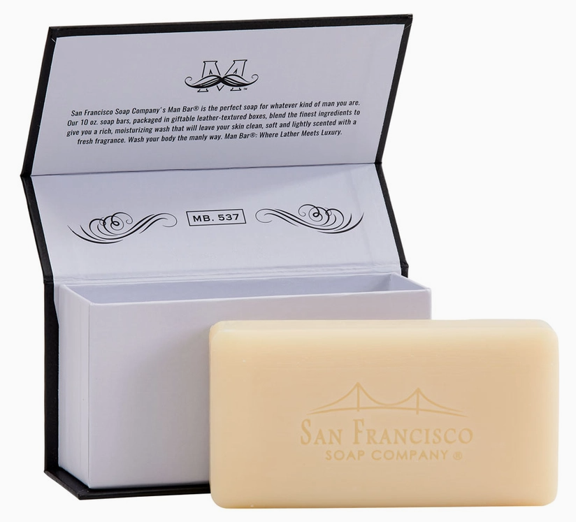 San Francisco Soap Co- Man Bar- Midnight Amber