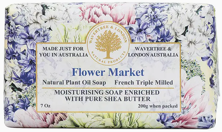 Wavertree and London- Flower Market Luxury Soap Bars
