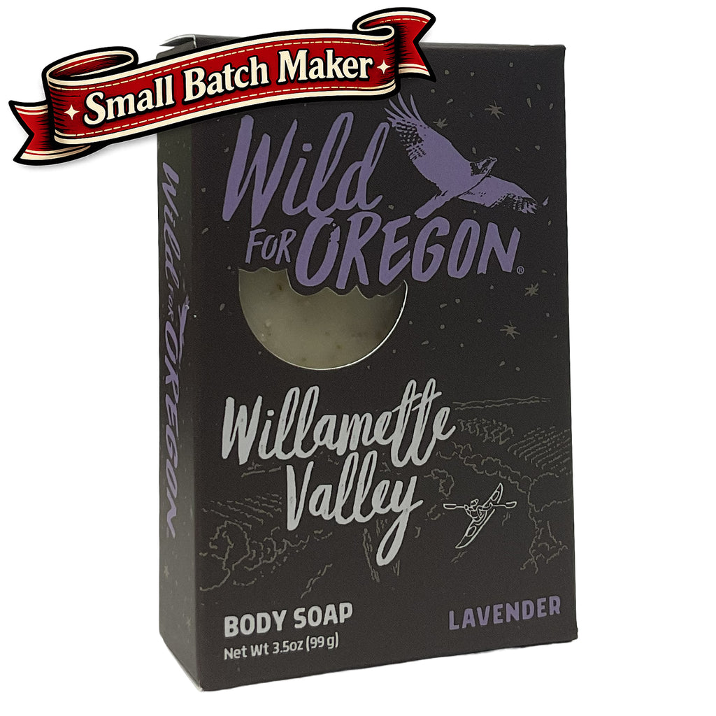 Wild for Oregon® •Willamette Valley• Artisan Bar Soap- Lavender- 3.5 oz.