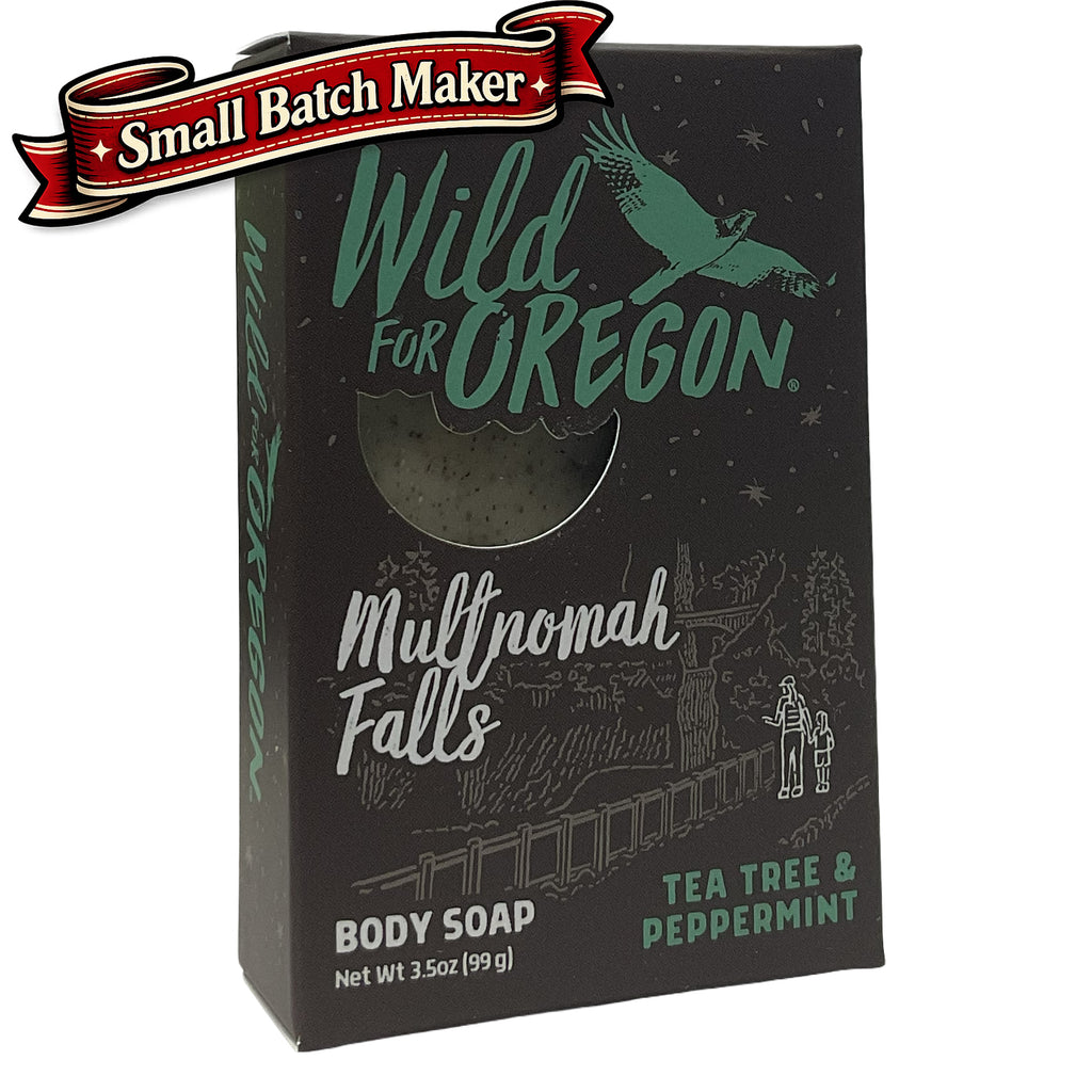 Wild for Oregon® •Multnomah Falls• Artisan Bar Soap- Tea Tree & Peppermint- 3.5 oz.