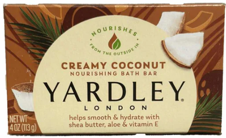 Yardley's of London- Moisturizing Bath Bar- Creamy Coconut